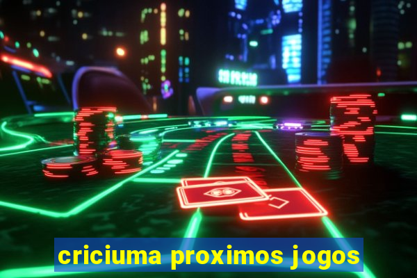 criciuma proximos jogos